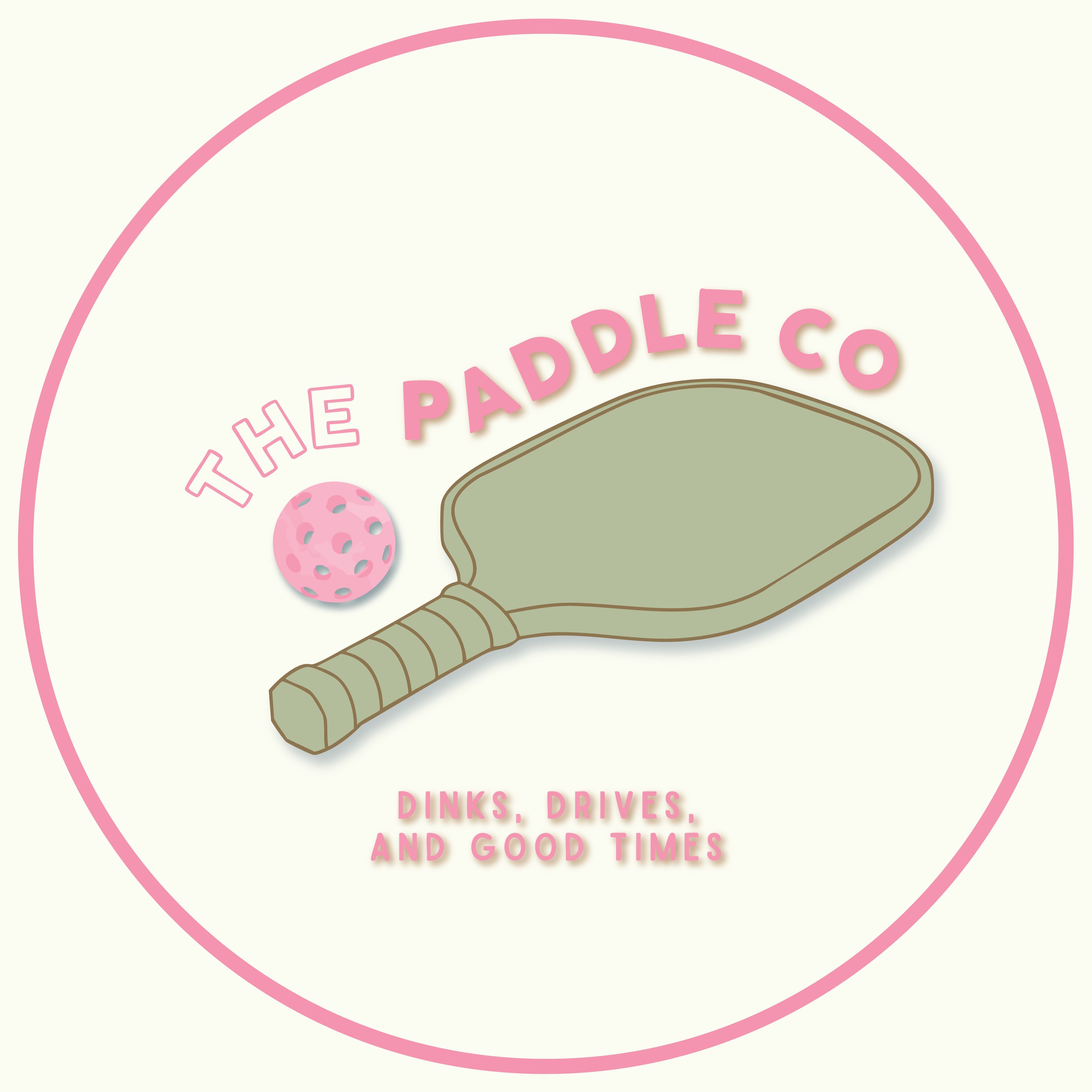 The Paddle Co paddle and pickleball badge